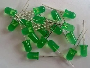 Светодиодный светильник 3 мм светоизлучающие диоды зеленый свечение высокий