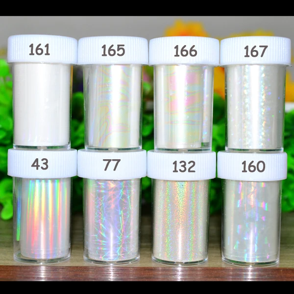 1 Rolls 4*100cm Holographic Nail Foils Starry Sky Glitter Art Transfer Sticker Paper Wraps DIY Foil | Красота и здоровье
