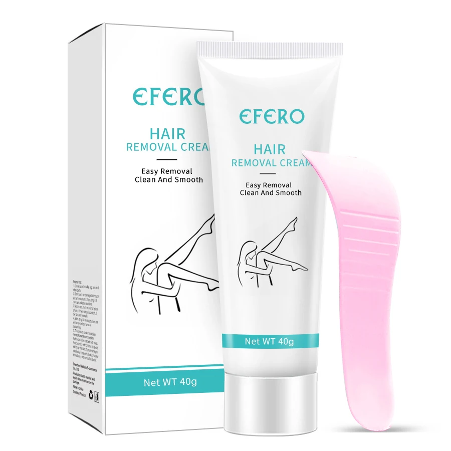 

efero Hair Removal Cream Body Painless Effective Depilatory Cream Removes Underarm Hand Leg Smooth Care Hair Remover Depilation