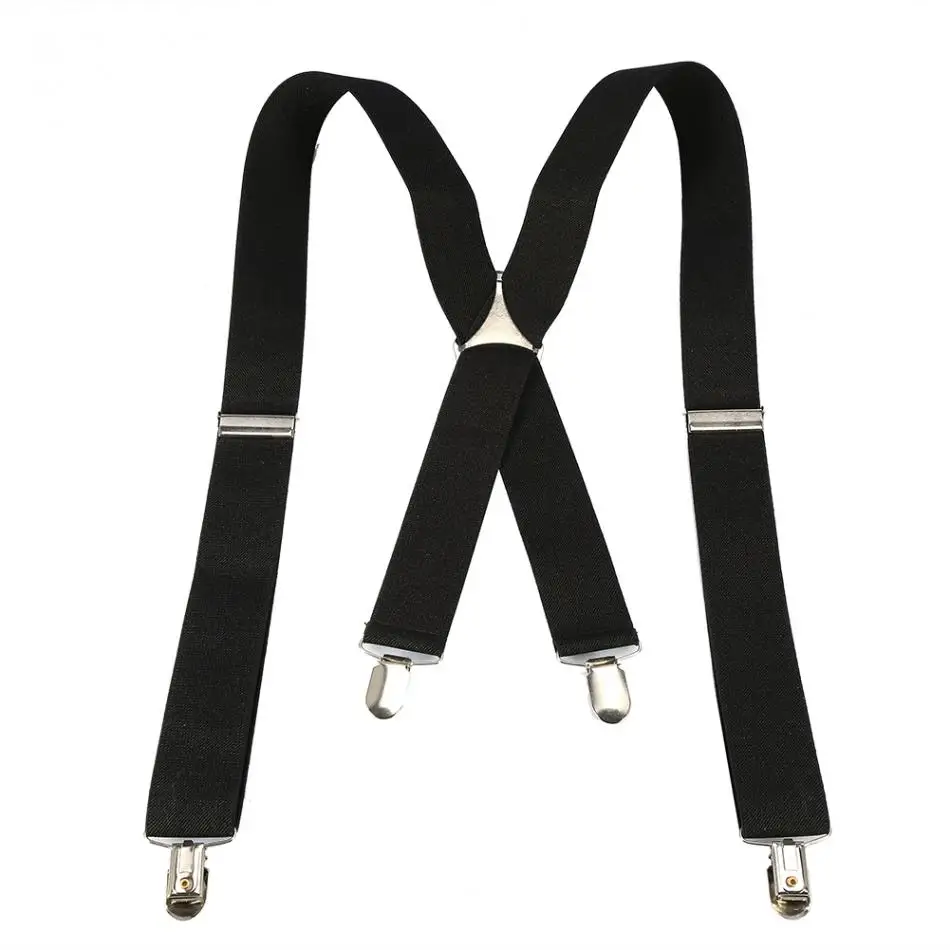 Эластичные подтяжки tirantes hombre bretelle pantalon3 5 см ширина X образные регулируемые 4
