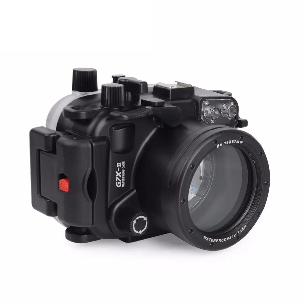 Mcoplus G7XII 40 m/130f подводный водонепроницаемый корпус камеры сумка для Canon G7XII G7X-II DSLR камеры