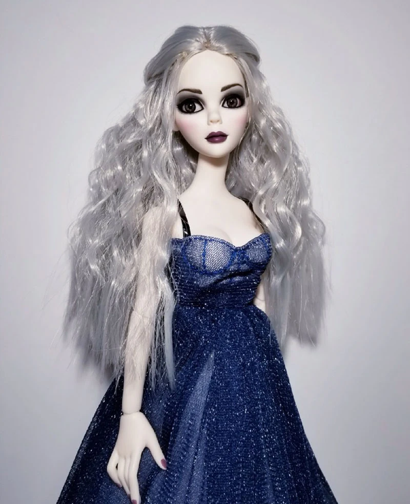 T02-X500 Blyth Одежда для кукол 1/3 1/4 bjd 1/6 аксессуары для кукол голубая звезда Свадебная Юбка 1 шт