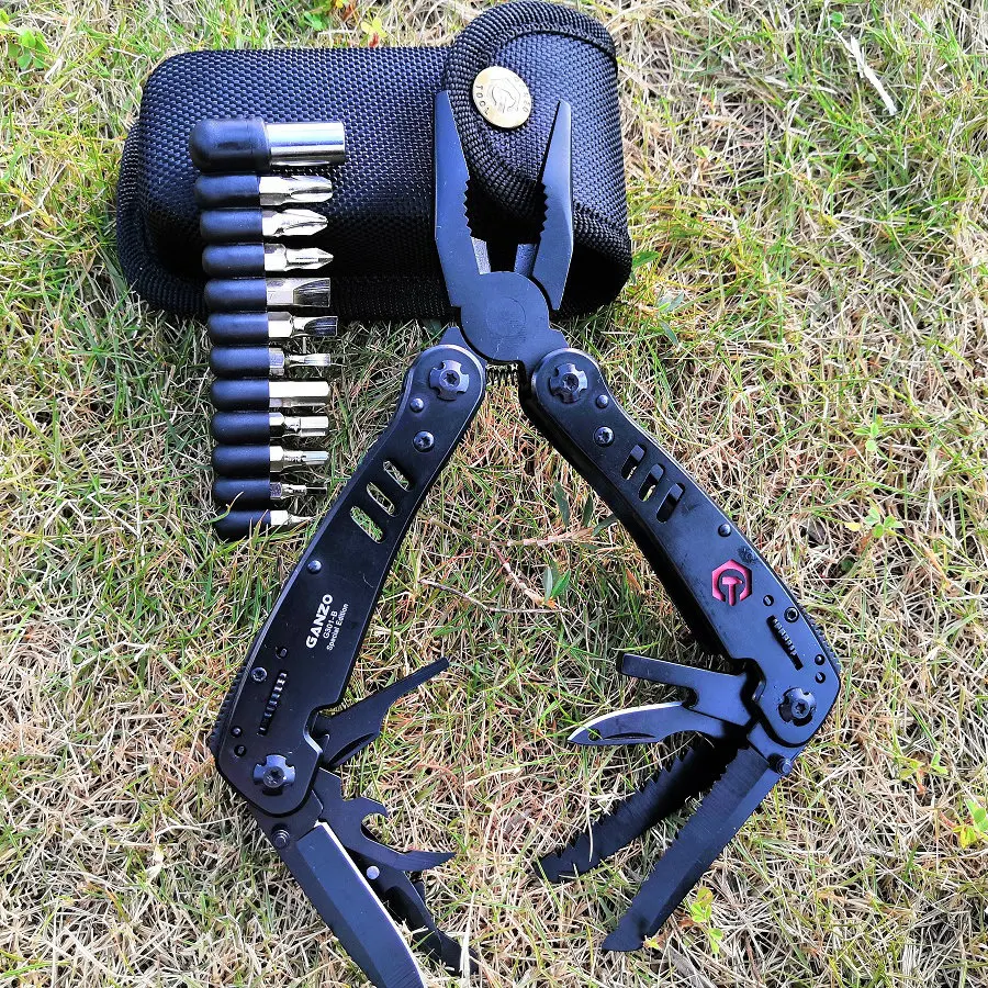 Plier without box Ganzo G301B многофункциональные черные многофункциональные инструменты карманные плоскогубцы портативные для выживания на открытом воздухе складные походные складные ножи инструмент плоскогубцы - Цвет: Plier without box