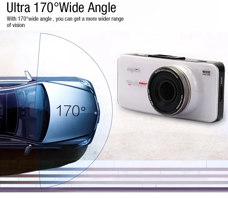 Anytek AT66A full HD ar DVR рекордер Novatek 96650 170 градусов 6G объектив супер ночного видения видеорегистратор