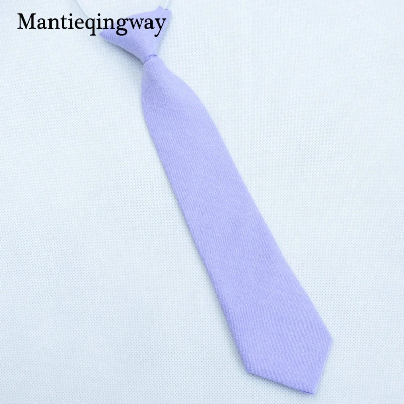 Mantieqingway детские галстуки повседневные розовые шеи Узкие хлопчатобумажный