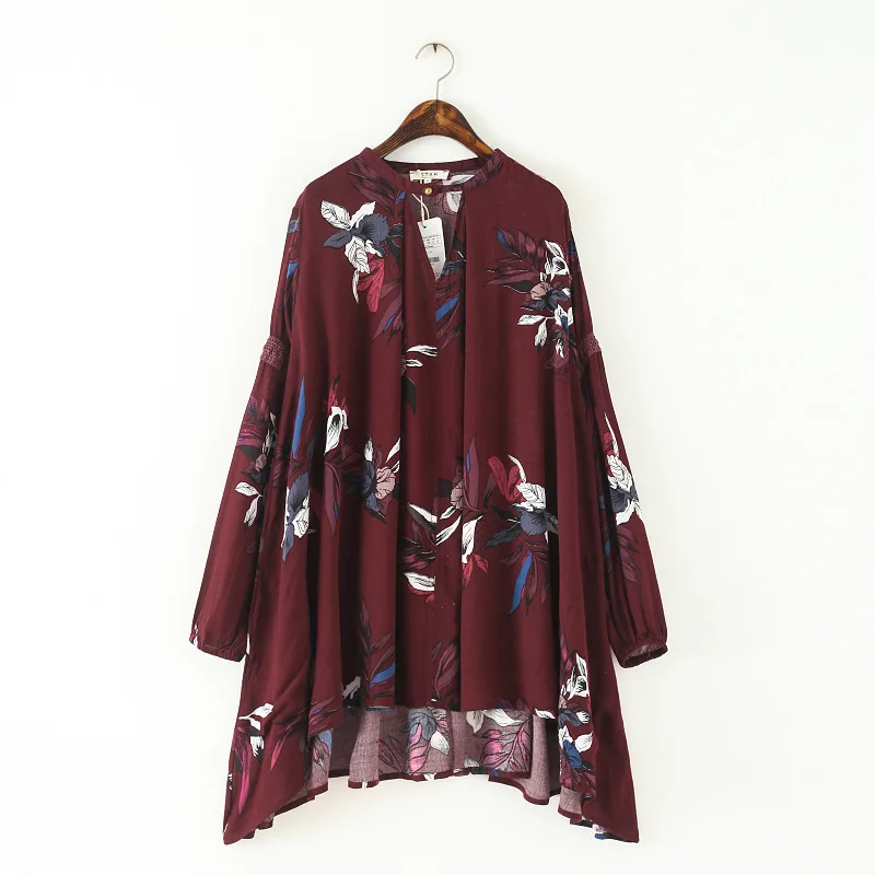 Новое поступление брендовые зимние хлопковые рубашки женская шифоновая блузка