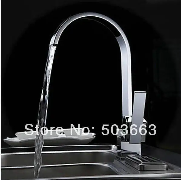 Great Price Fashion Kitchen Sink Swivel Tap Chrome Brass Water Basin Spout Vessel MF-966 Mixer Faucet torne | Обустройство дома