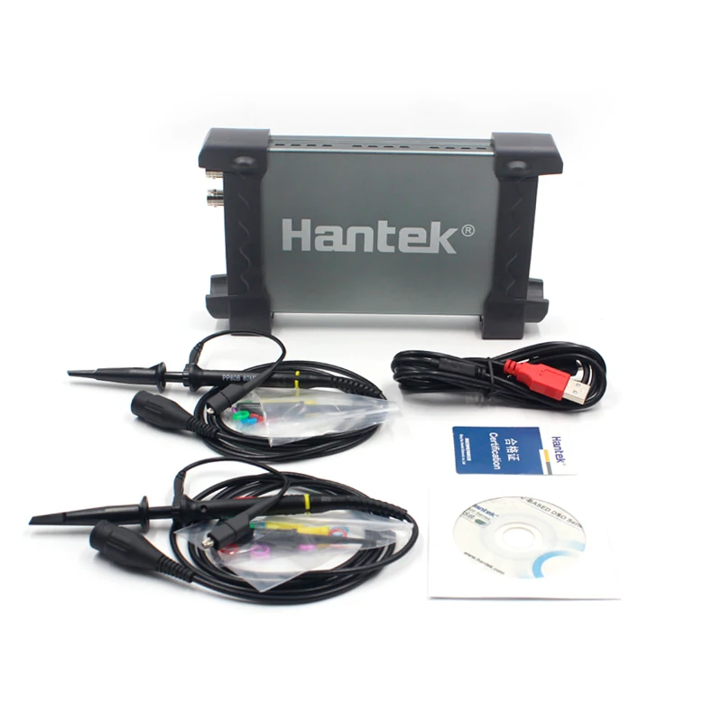 Hantek 6022BE Цифровой Осциллограф портативный ПК USB осциллограф 2 канала 20 МГц Ручной