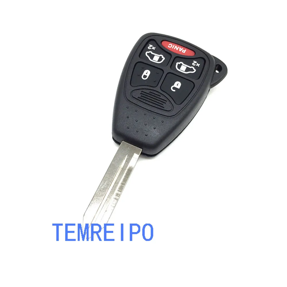 4 + 1 пуговица необработанное лезвие пустой ключ удаленный корпус чехол брелок для