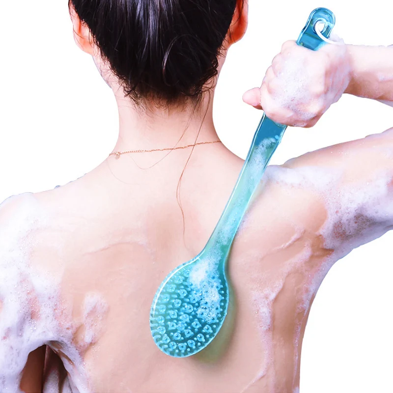 Bathing Brush Skin Massage Shower Back Rubbing Bath Brush Exfoliation Massager Cleaner With Long Han