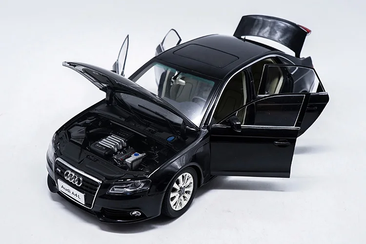 1/18 2010 A4L AUDI сплав литая металлическая Модель игрушечных автомобилей черного цвета для детей подарок коллекция Оригинальная коробка