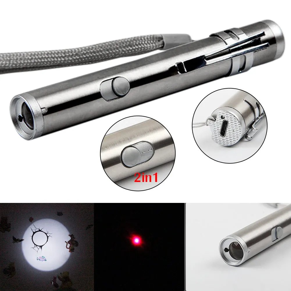 Новый светодиодный перезаряжаемый USB фонарик высокого качества Мощный мини