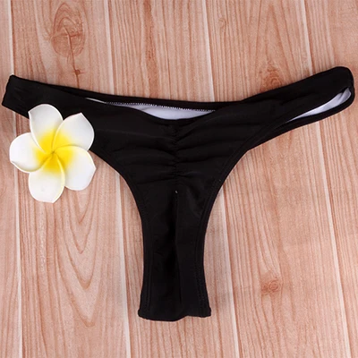 Сексуальный женский купальный костюм с бикини купальник Bikino трусы нижнее белье шорты стринги s m l xl - Цвет: Черный