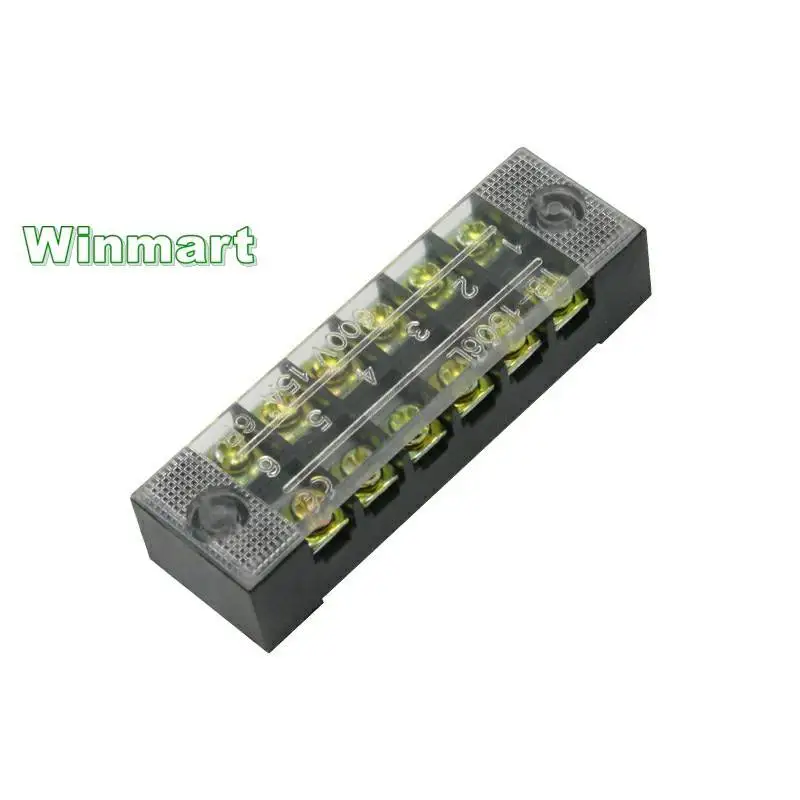 1 шт. TB series 3 12 позиций ABS оболочка железо никелированный проводник 15 а 600 в
