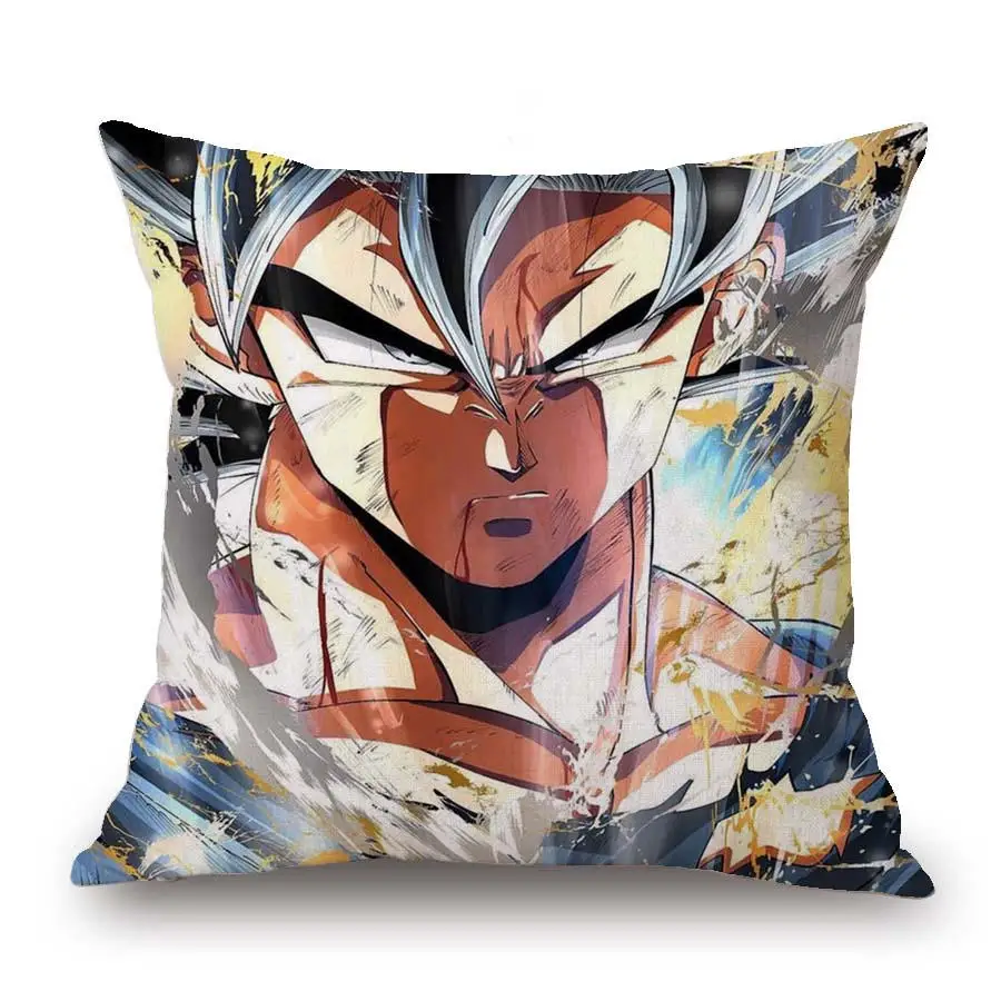 4 18 дюймов японского аниме Dragon Ball Z House Декоративные Чехлы на подушку Goku принты наволочки домашние декоративные подушки - Цвет: 4
