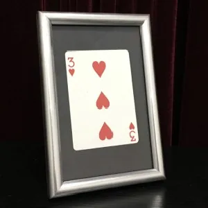 Подписанная карта через рамку (11 см * 16 см) японская сцена волшебные трюки