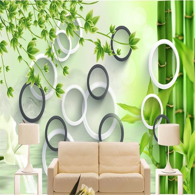 Фотообои beibehang на заказ фотообои искусственная лоза круг фон для телевизора