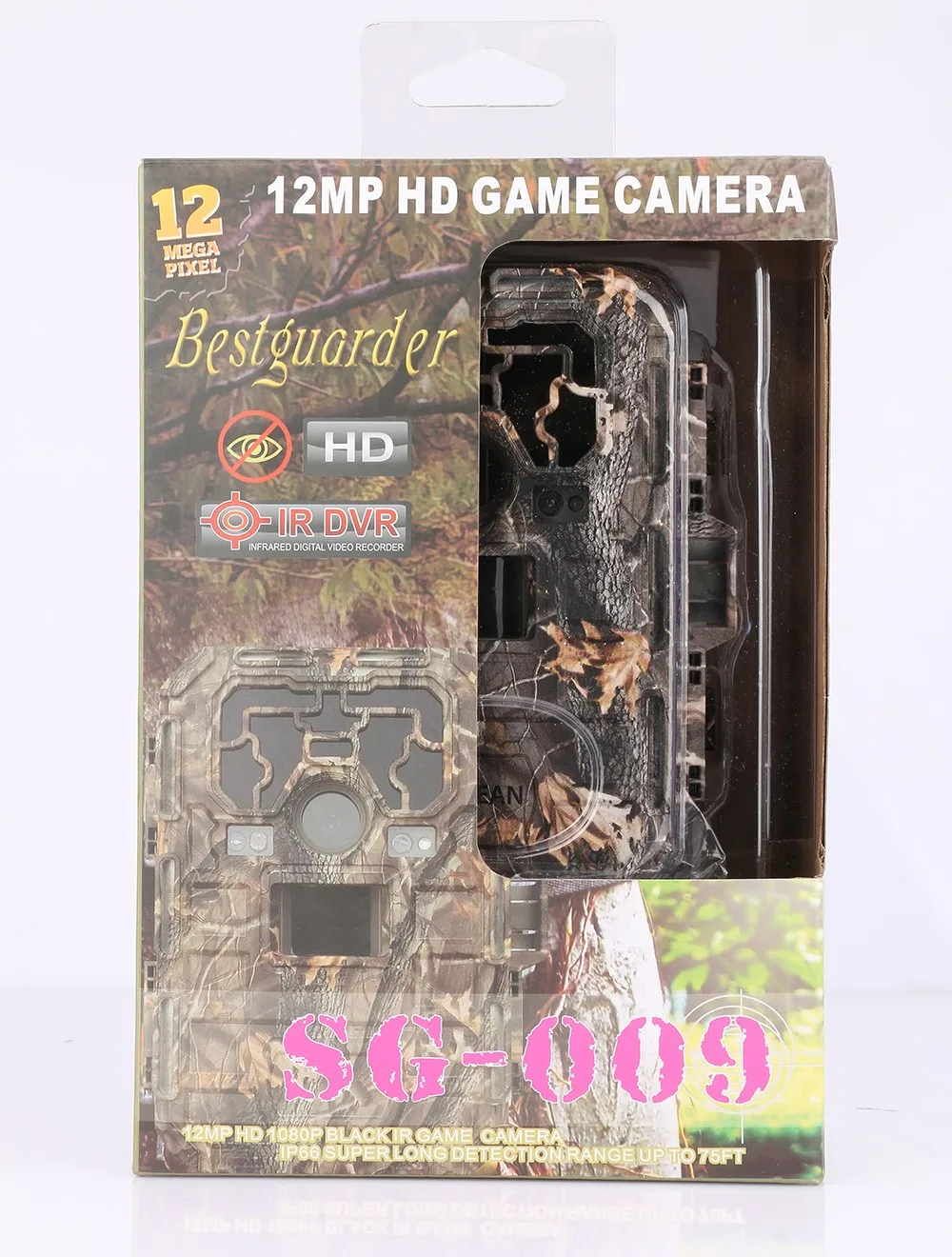 Bestguarder 12mp камера для дикой природы HD 1080P ИК охоты с gps Беспроводная 75ft ЖК ночной