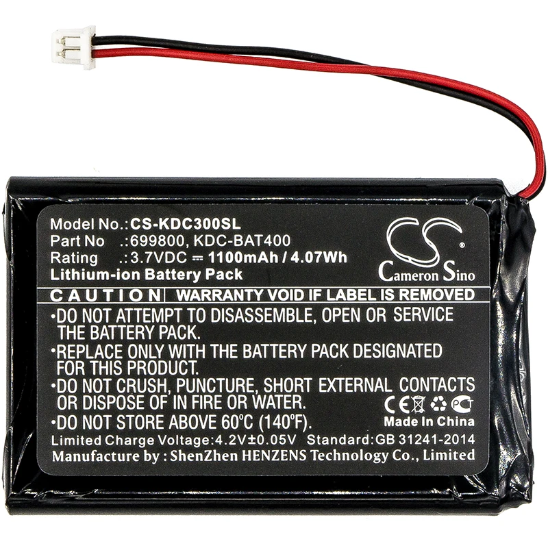 Cameron sino Аккумулятор для KOAMTAC 699800 KDC BAT400 KDCSPB1200 штрих код аккумулятор сканера li ion 1100