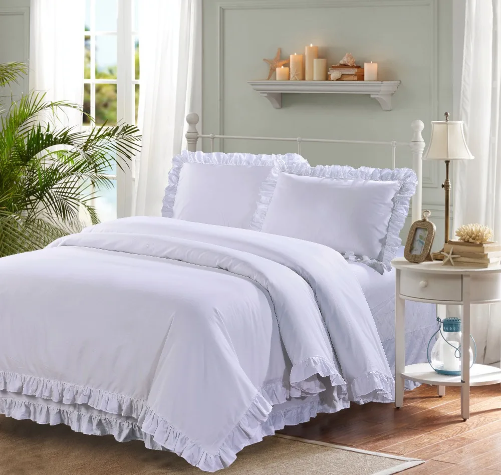 Набор пододеяльников из 100% хлопка со скрытой застежкой на пуговицах сверхмягкая