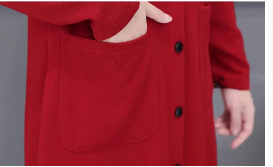 

2021 spring and autumn with New style fashion Long sleeve Women's Sweater coat