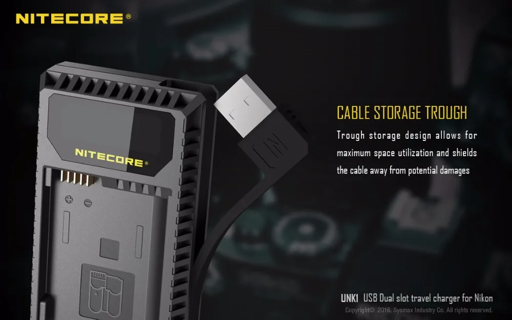 Nitecore UNK1 цифровой USB Зарядное устройство для Nikon Батарея EN-EL14 EN-EL14a EN-EL15 D750 D810 D610 D7100 D800 D800E D7000 D7200 D600
