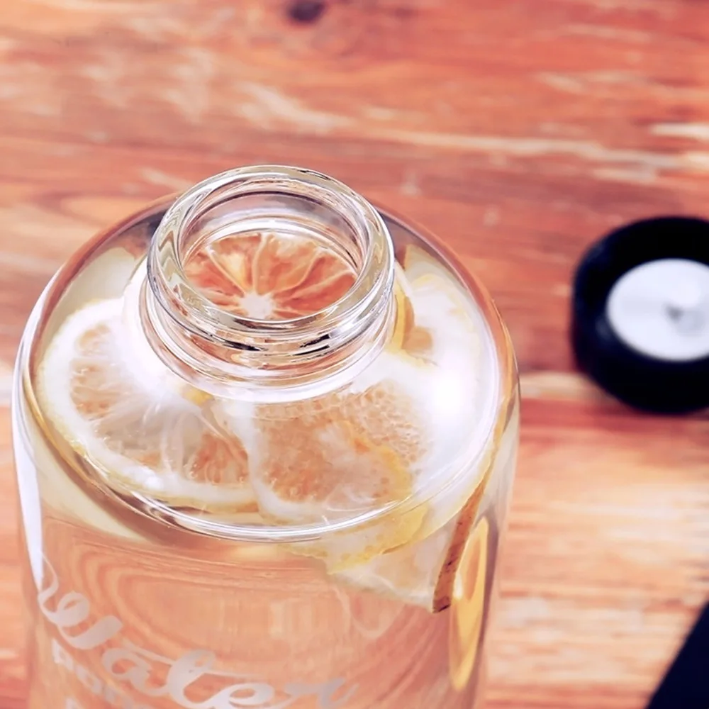 Бутылки для воды с крышкой 600/100 мл|glass water bottle|water bottlebottle with lid |