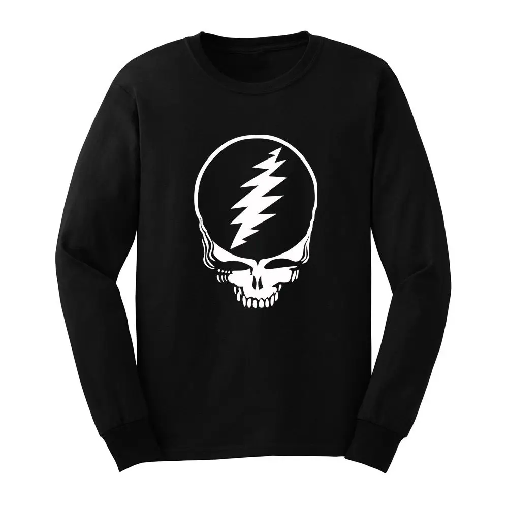 Loo Show Мужская s Grateful Dead Steal Your Face Футболки с длинным рукавом Повседневная