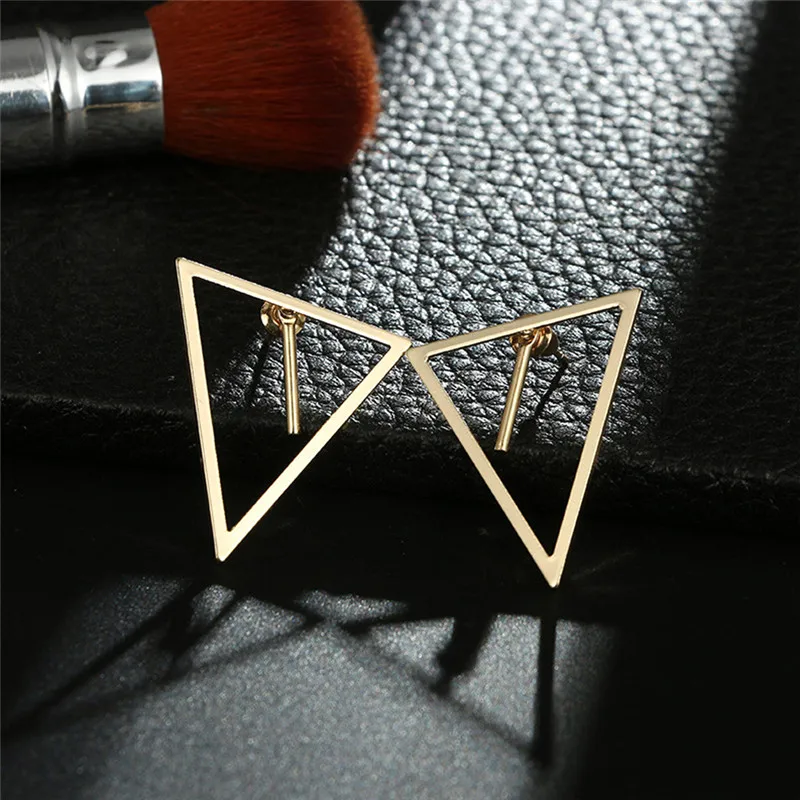 Personality Geometric Jewelry Hollow Out Inverted Triangle Fashion Earring Gift For Women Girls #290941 | Украшения и аксессуары