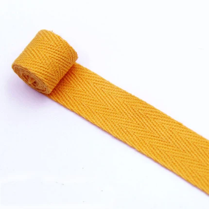 gold yellow Цветной 10 мм шеврон хлопок ленты тесьма сельдь Bonebinding ленты кружева обрезки для упаковки аксессуары DIY 3 ярдов - Цвет: gold yellow