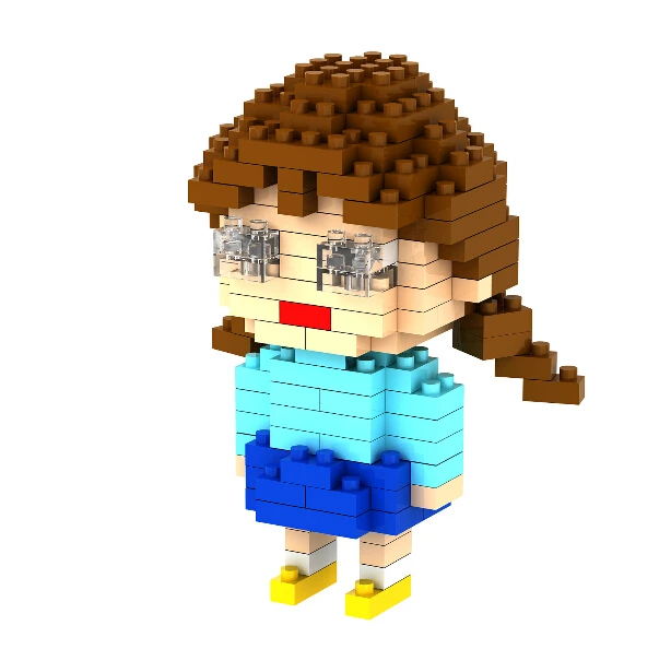 Оптовая LOZ Блоки Chibi Maruko Чан Серии Сборки Образовательные Игрушки Небольшие