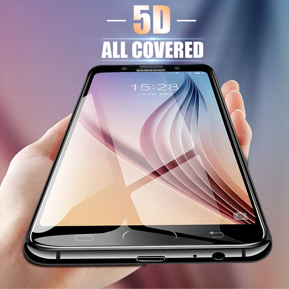 5D полное покрытие закаленное Стекло для samsung Galaxy A30 A40 A50 A60 A70 A80 A90 A10 A20 M10 M20 M30 A750 Экран защитная пленка