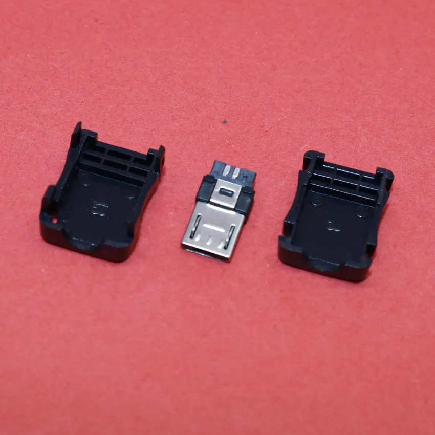 ChengHaoRan 1 комплект 3 в 5Pin T порт штекер Micro USB разъем + пластиковая крышка для DIY MA-006 |