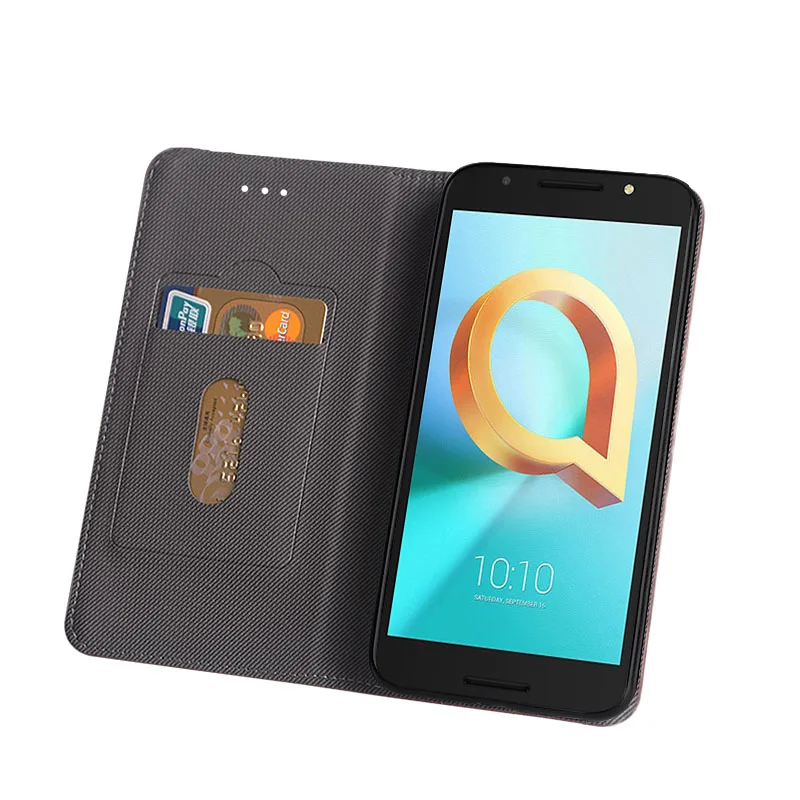 Alcatel A3 плюс чехол Роскошный кожаный флип для защитный телефона|Чехлы-книжки| |