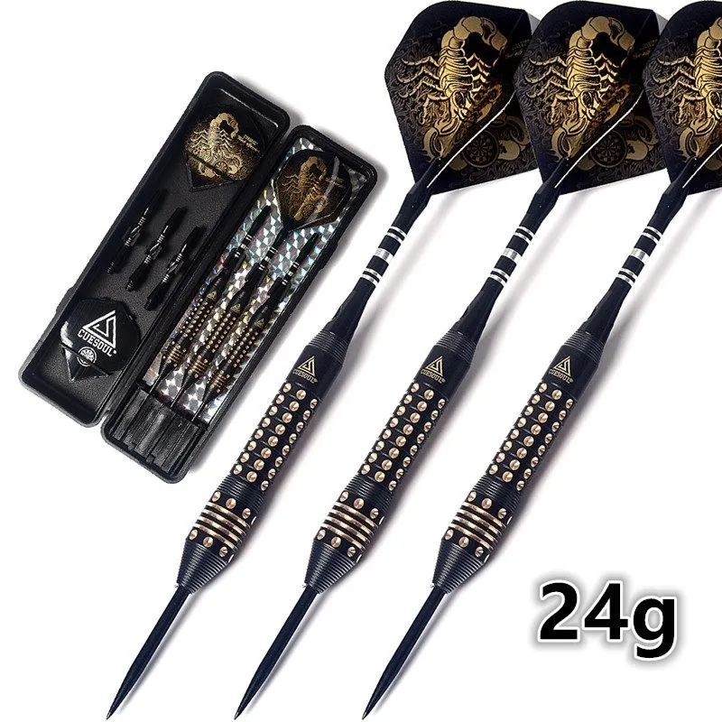 24g CUESOUL 22/24/26 г 155 мм Профессиональный Сталь Дартс латунь бочка с Drgon Dardos перо Перелёты - Цвет: 24g