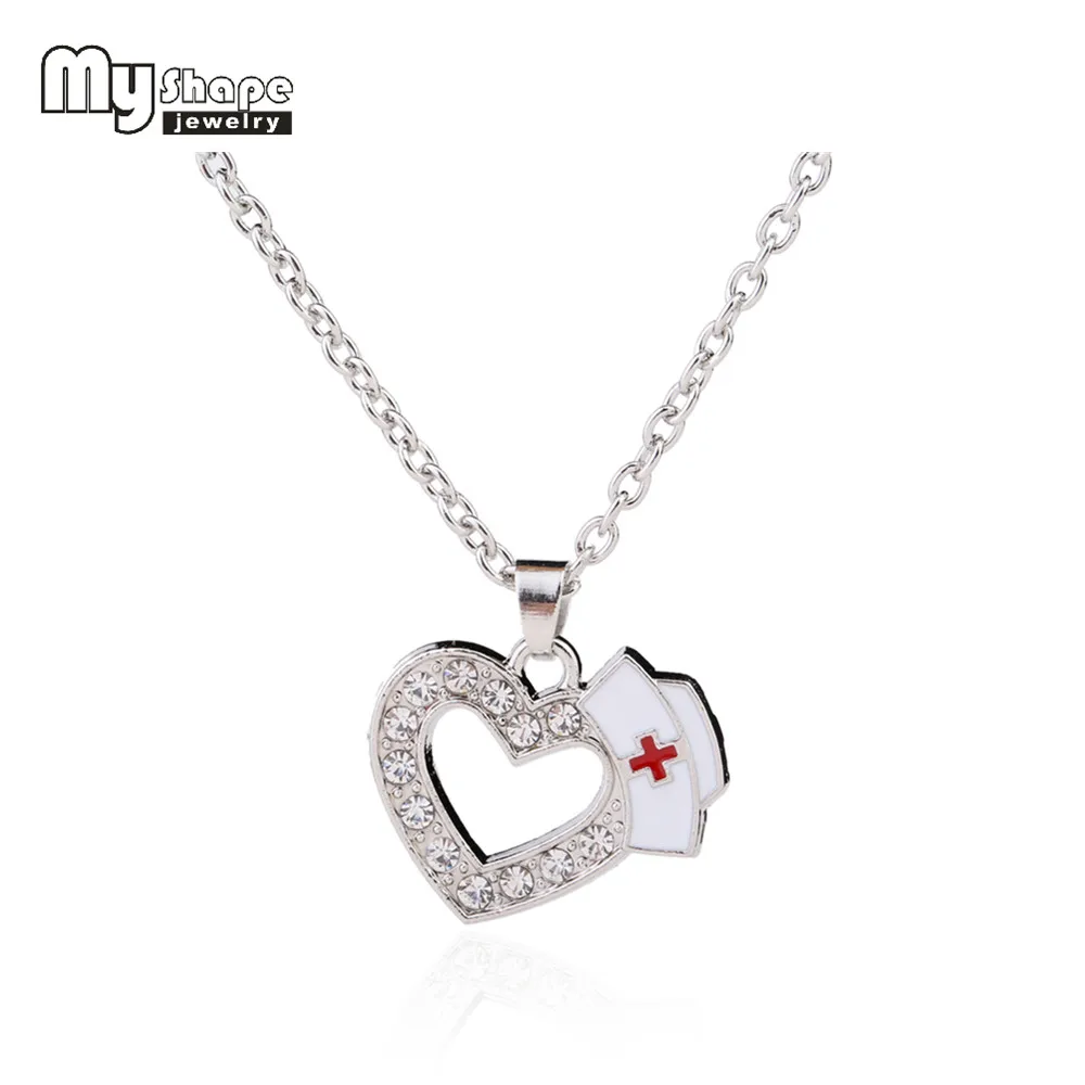 Подвески My Shape для медсестры хрустальные камни подвески в форме сердца