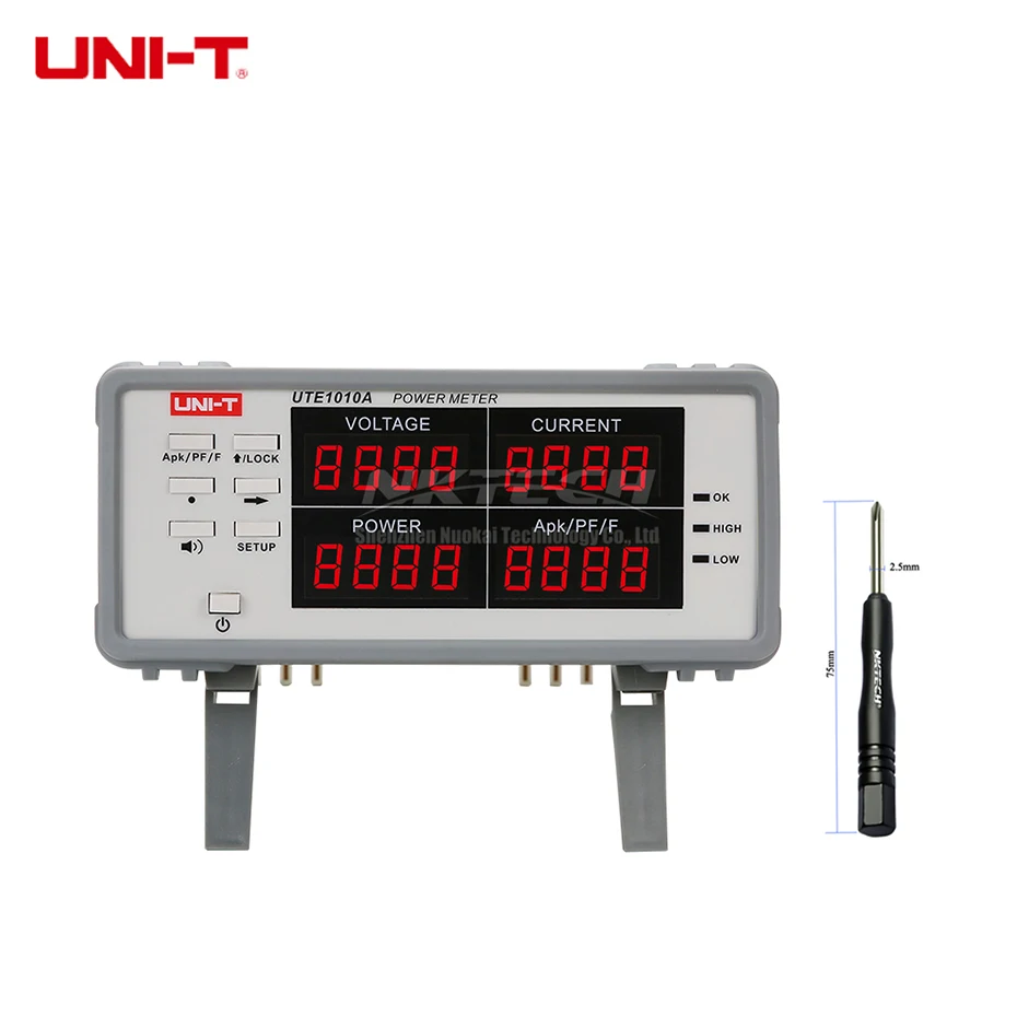 UTE1010A 0.3W-3000W UNI-T UTE1010B UTE1010A UTE1003A UTE1003B Bench True RMS напряжение тока цифровой Коэффициент мощности измеритель мощности анализатор 3 кВт DHL - Цвет: UTE1010A 0.3W-3000W