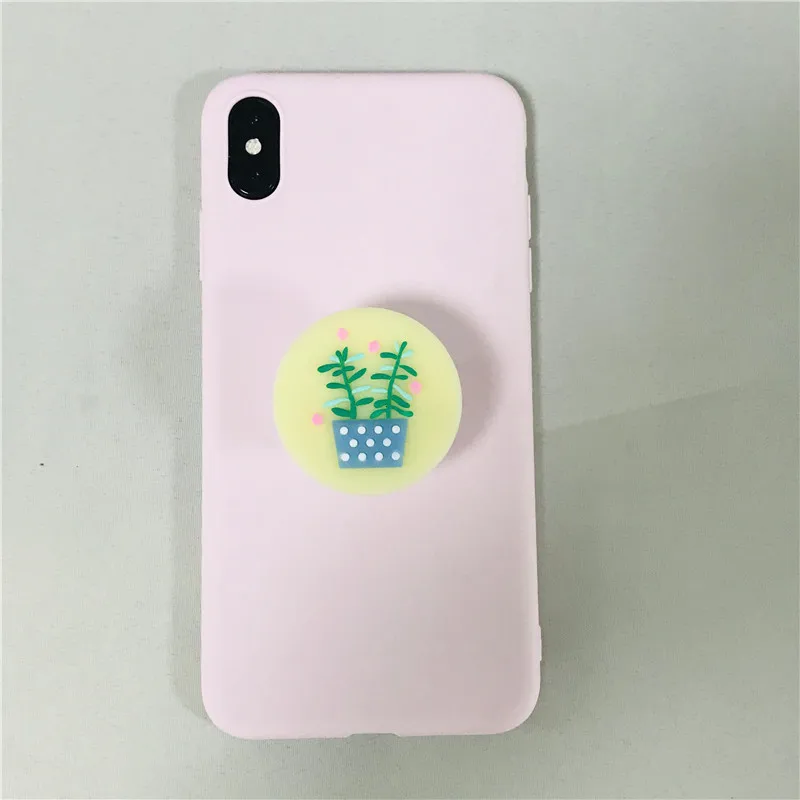 Potted plant Чехлы для samsung Galaxy Note 9, Note 8, 3, 4, 5, note9, мягкий силиконовый чехол из ТПУ, 3D держатель для телефона - Цвет: Potted plant