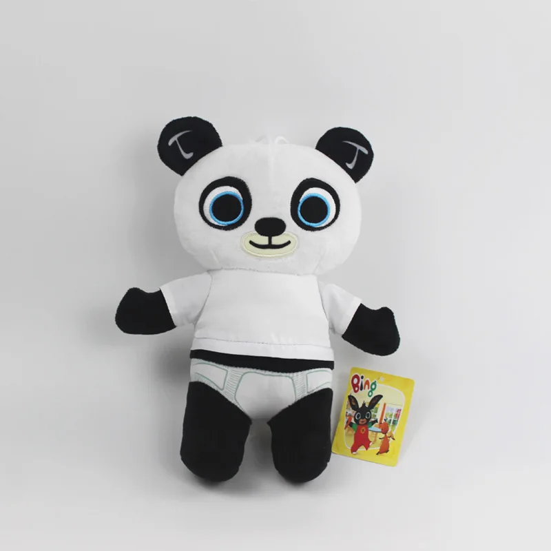 27cm Panda 1 шт. с блестками; большие размеры Плюшевые 10-35 см с блестками; большие размеры кролик плюшевый Игрушки Куклы Мягкие Животные игрушки для Для детей рождественские подарки для девушек - Цвет: 27cm Panda