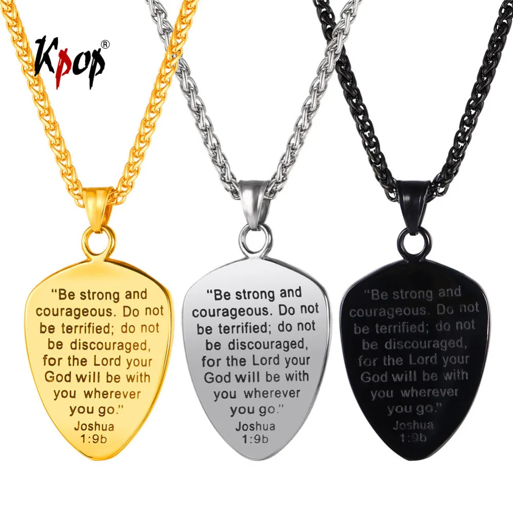 

Kpop Cross & Joshua Amulet Pendant Necklace Gold/Black/Silver Color Adjustable Chain Charm Necklace Jewelry for Men GP777