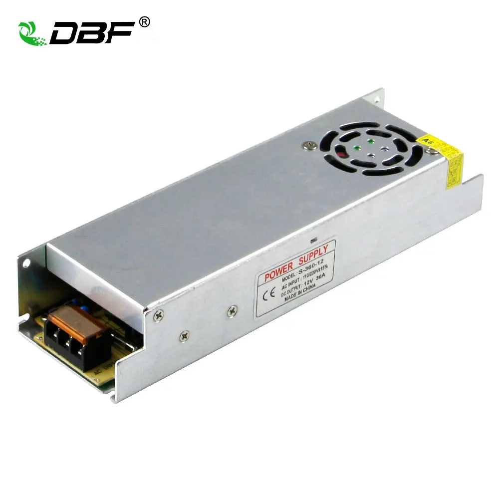 [DBF] трансформатор AC110/220V к dc12в 5A/60W 8.3A/100W 10A/120W 16.7A/200W 20A/250W 30A/360W источник питания для