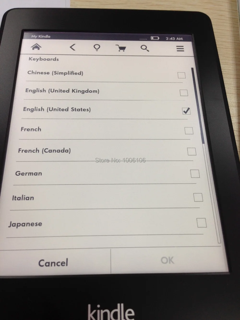 Used amazon Kindle Paperwhite e book reader original 2nd generation DP75SDI (please read the description carefully)|e-book ink|e-book designe-book 7
