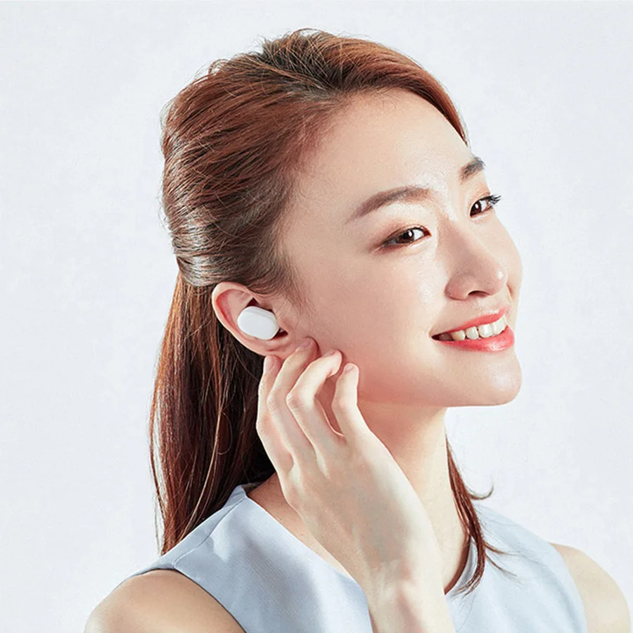 Xiao mi TWS AirDots Bluetooth наушники Молодежная версия издание ni гарнитура стерео Бас BT 5 0