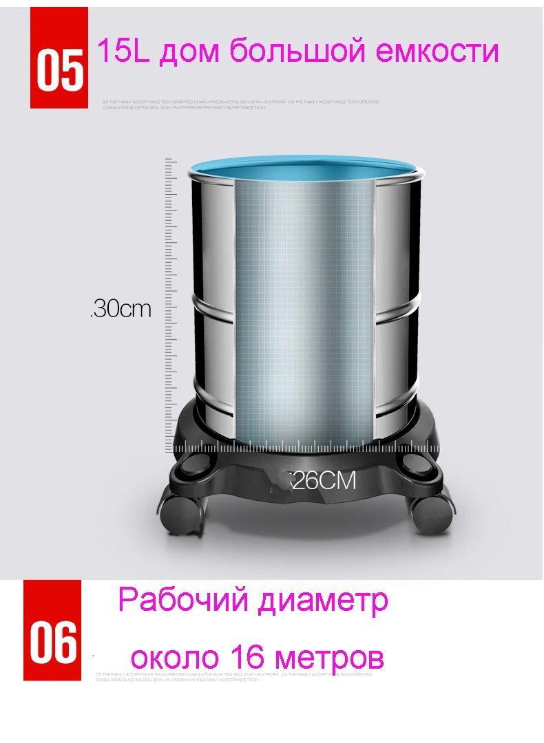 Пылесос домашний мощный ручной мини-компьютер бесшумный промышленный коврик для влажного и сухого выдува в дополнение к клещам