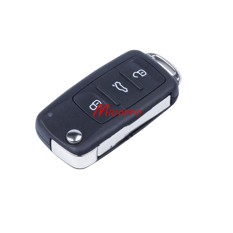 3 кнопки с panic HU66 лезвие дистанционного ключа NBG010180T для Beetle Passat Tiguan 2013 2014 2015 5K0837202R