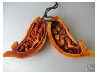 Редкий династии Цин редкий Тибетский бывший эротические объект рыбья кость секс