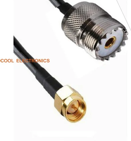 1 м SMA женский/Мужской к UHF мужской женский RF коаксиальный Удлинительный
