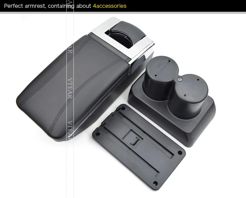 Vtear для Suzuki Jimny автомобильный подлокотник, кожаный подлокотник, usb ящик для хранения, автомобильный Стайлинг, центральная консоль, автомобильные аксессуары, авто подлокотник для авто