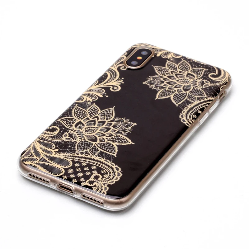 Luxury Mandala Dream Catcher Marble Style Cell Phone Soft TPU Silicone Case Cover Shell Coque Funda for Apple iPhone 7 8 Plus X |
