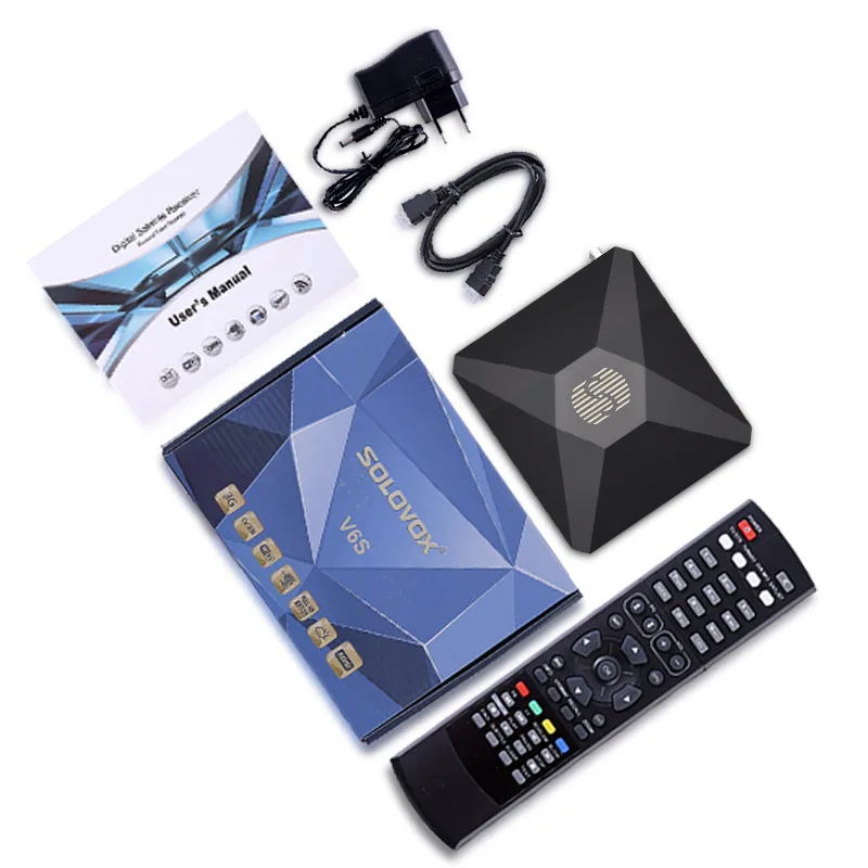Solovox V6S DVB-S2 HD Спутниковое iptv ТВ-приемник Поддержка M3U CCCAM ТВ Xtream во всем мире Ес Fr USK США арабо-цифра спутниковый телевизионный ресивер